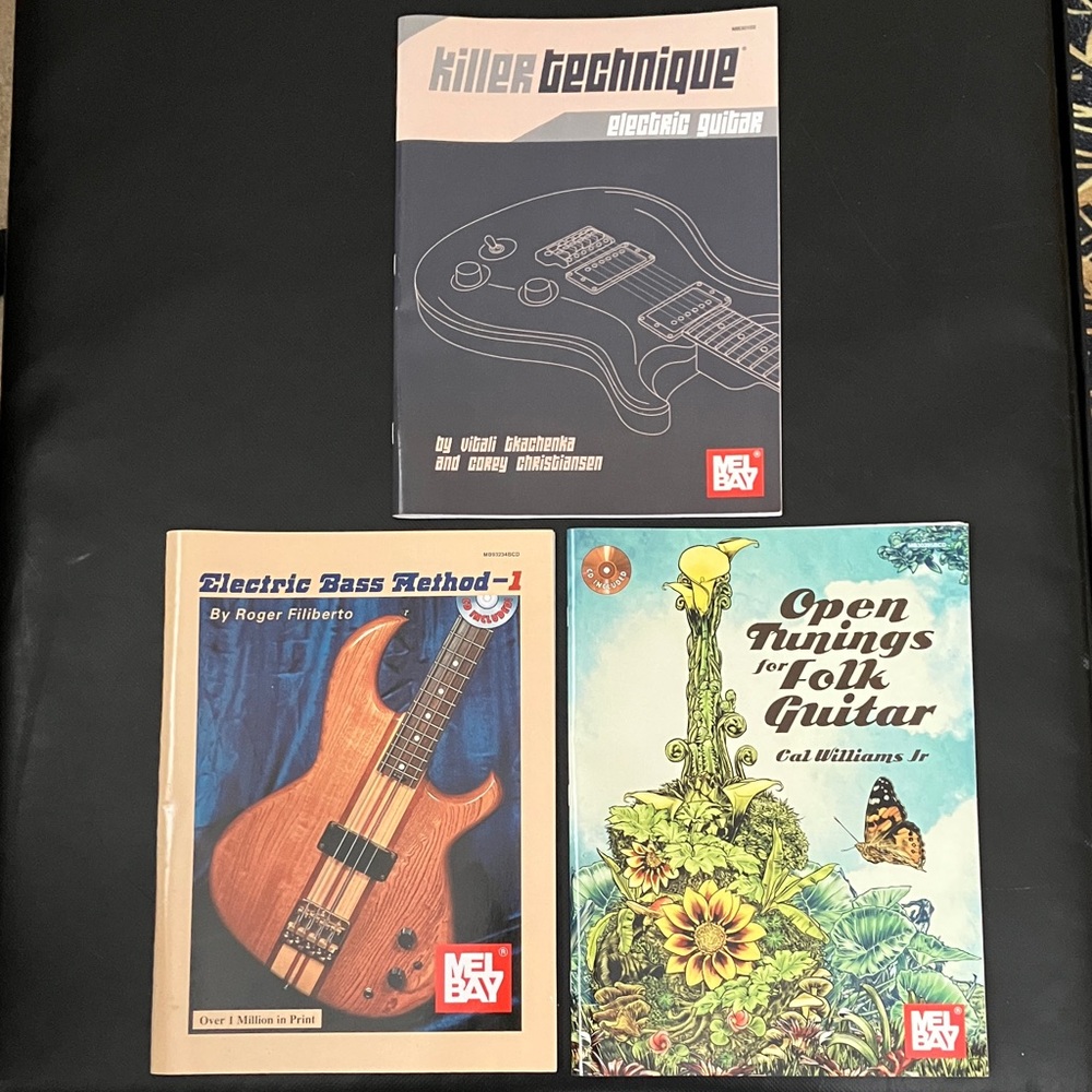 Guitar and Bass Instructional Book Set